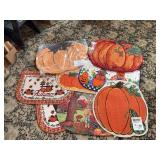 Eight new entry rugs, pumpkin theme