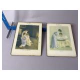 Two 12x9 chain frames “Bank of Green City, Green City, MO”