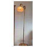 53” tall floor lamp w adjustable head Shade does have chip
