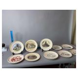 Local area collector church plates, including Watson