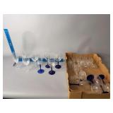 Various pieces stemware