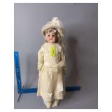 26” tall Armand Marseille bisque and cloth doll