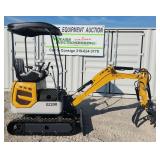 Mini Excavator	CFG		XZ20R	EPA	RATO  23HP,16.8KW, Hydraulic Thumb,  Gasoline  Engine with EPA ,Bkt，2 Cylinders,with Side Swing, SN 09040384 Bucket Hydraulics are not working. Runs/Drives etc...