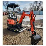 Mini Excavator	CFG	NT20-CZ	ZONSEN  23HP,17KW,Gasoline  Engine  with  EPA,Bkt, Fixed Thumb,with  Side  Swing, SN B80905050