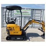 Mini Excavator	CFG		QK18R	EPA	RATO,13.5HP,8.6KW,with pilot system, Hydraulic Thumb, Gasoline  Engine with EPA ,BKT,SN 0906000004