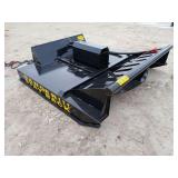 Skid Steer Brush Cutter	Mower King		SSRC	working width 77 in, Direct Drive Hydraulic Motor, Quick Attach, 790lbs. NOTE: GEAR BOX NEEDS OIL BEFORE USING