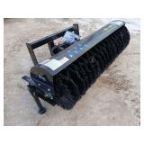 Skid Steer Angle Broom	Mower King	SSAB72	Quick Attach, 14-24MPa Working Pressure, 672lbs.working width 74 in