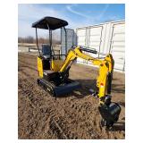Mini Excavator	CFG		H12R	420cc Gas Engine with EPA, 14IN Bucket, 4FT Long Tracks, 36.5IN Wide Base, 6IN Wide Tracks, Fixed Thumb, Hydraulic Boom & Bucket Controls. SN H12R2025L10050894
