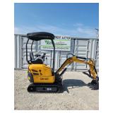 Mini Excavator	CFG		QK18R	EPA	RATO,13.5HP,8.6KW,with pilot system, Hydraulic Thumb, Gasoline  Engine with EPA ,BKT,SN 0906000019