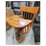 Wood High Chair