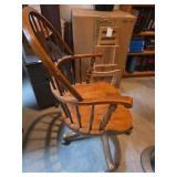 Wooden office chair
