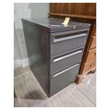 Metal Box File Cabinet, 15 x 23 x 27h
