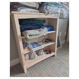 Wood bookcase 32x12x36-no contents included
