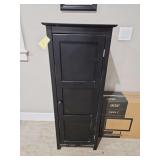 Black Cabinet, 18 x 14 x 48