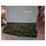 Christmas tree in tote