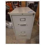 Two drawers file cabinet 15x27x29