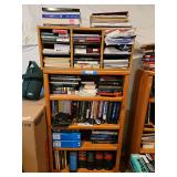 Bookcase, 30w x 12d x 50h, with Contents - Books, Paper, Mailbox organizer on top (Bring Boxes to Pack)