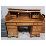 Roll Top Desk, 55 x 28 x 30h, Stair Carry, Bring Help