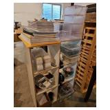 Office Supplies, Plastic Containers, Envelopes, Highlighters, pens, etc, Cube Organizer