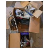 Box of bicycle accessories