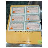 Matchbook collection and special permits