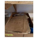 Paper collectables, old scrapbooks, school coloring books etc...