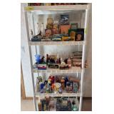 Plastic shelving unit 14D x 34L x 71H NO CONTENTS!!