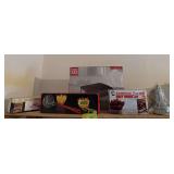 Roasting pan, potato basket fryer, Jerky Works kit, Churro maker all appear NIB