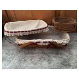 3 Longaberger baskets