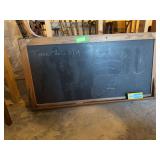 Oak frame chalk board 24 x 46