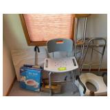 Shower chair, walker, crutches, etc...