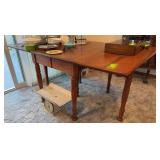 Drop leaf dining table 41x66 with (5) 8' leaves  NO CONTENTS!!!!