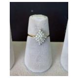 Size 5 diamond cocktail ring  **WIRE TRANSFER REQUIRED**
