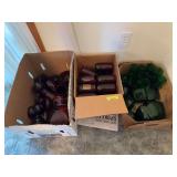 Red and green dishes