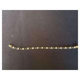 8” long bracelet marked 925  **WIRE TRANSFER REQUIRED**