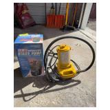 1/4 hp sump pump & 1/2 HP utility oump