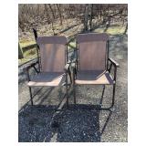 Two patio chairs, very nice!!