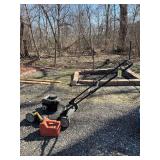 Bolens MTD 22” side discharge mower and gas can Model 11A-074E065 183617