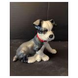 Cast iron Boston Terrier bank, approx 4” tall