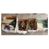 Rival ice cream maker, cow figurines, roosters, bugs bunny, etc