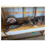 Skilsaw recip saw, Craftsman circular saw, Craftsman sabre saw, Craftsman belt sander