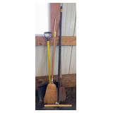 Long handled yard tools as shown