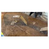 Two live traps-7x24x7 and 10x32x12