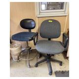 Two office/shop chairs