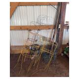Tomato cages, planters, stakes