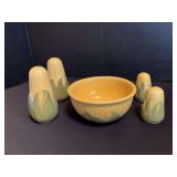 Shawnee small and large shakers and bowl No.6