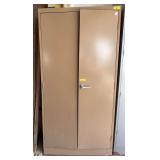 Double door metal cabinet NO CONTENTS!!!