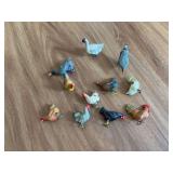 Flock of metal foot birds