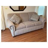 80” Flexsteel three cushion sofa