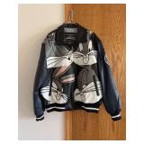 Classic Looney Tunes Collection size XL leather zip up jacket